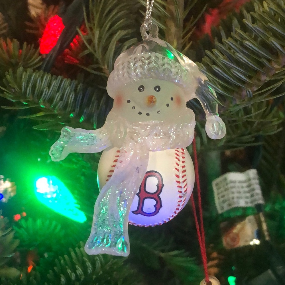 Boston Red Sox Snowman!